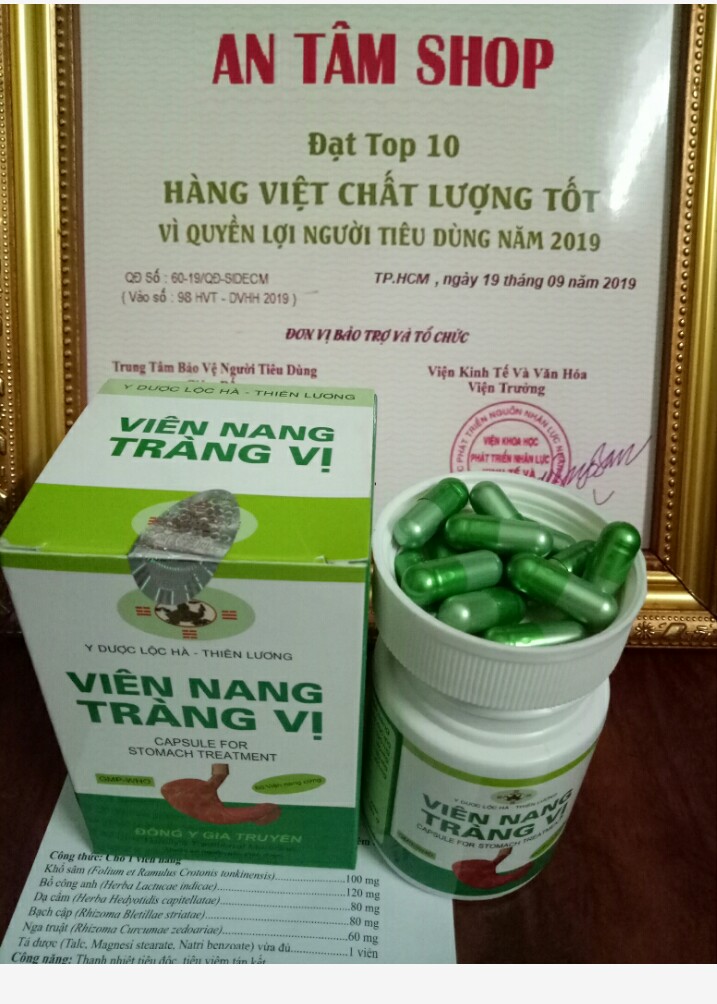 Viên nang tràng vị hỗ trợ dạ dày- đại tràng- tá tràng