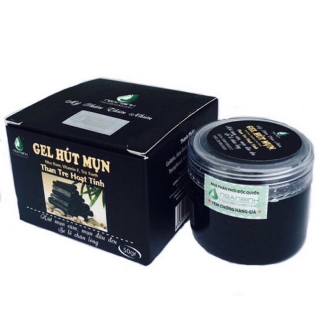 [HCM]Gel lột mụn đầu đen Ngân Bình Làm sạch hoàn hảo da mặt mụn cám mụn đầu đen bụi bẩn (50gram)