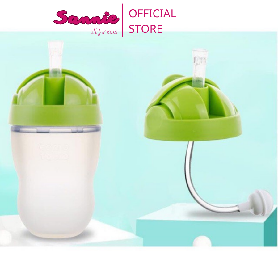 Nắp tập uống kèm ống hút cho bình Comotomo 150ml/250ml