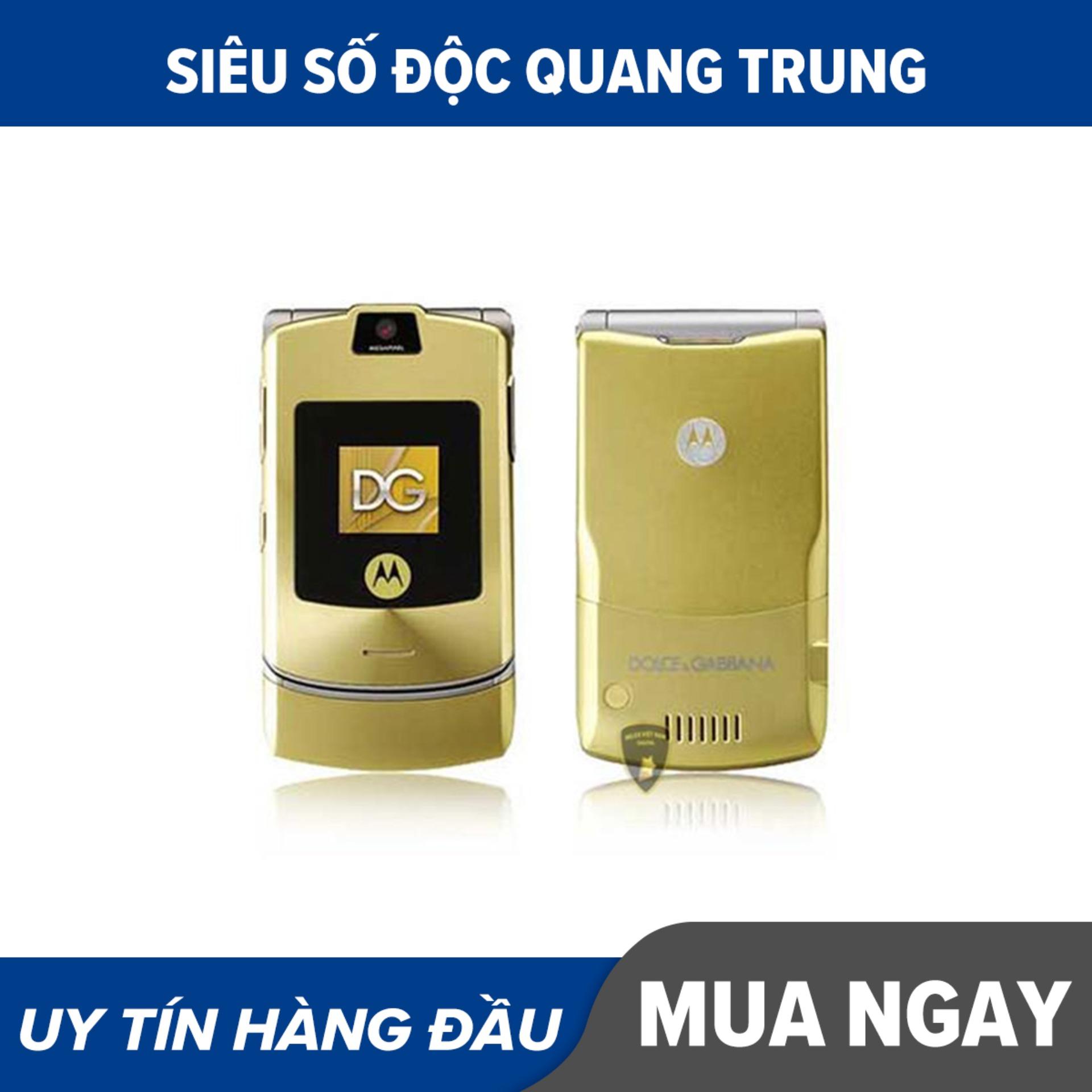 Điện thoại người già motorola v3i nắp gập giá rẻ  bảo hành 12 tháng