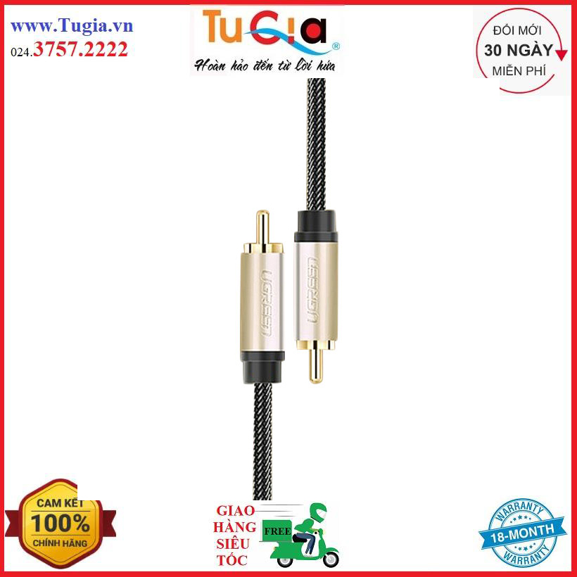 Cáp coaxial ugreen rca 20740 - hàng chính hãng