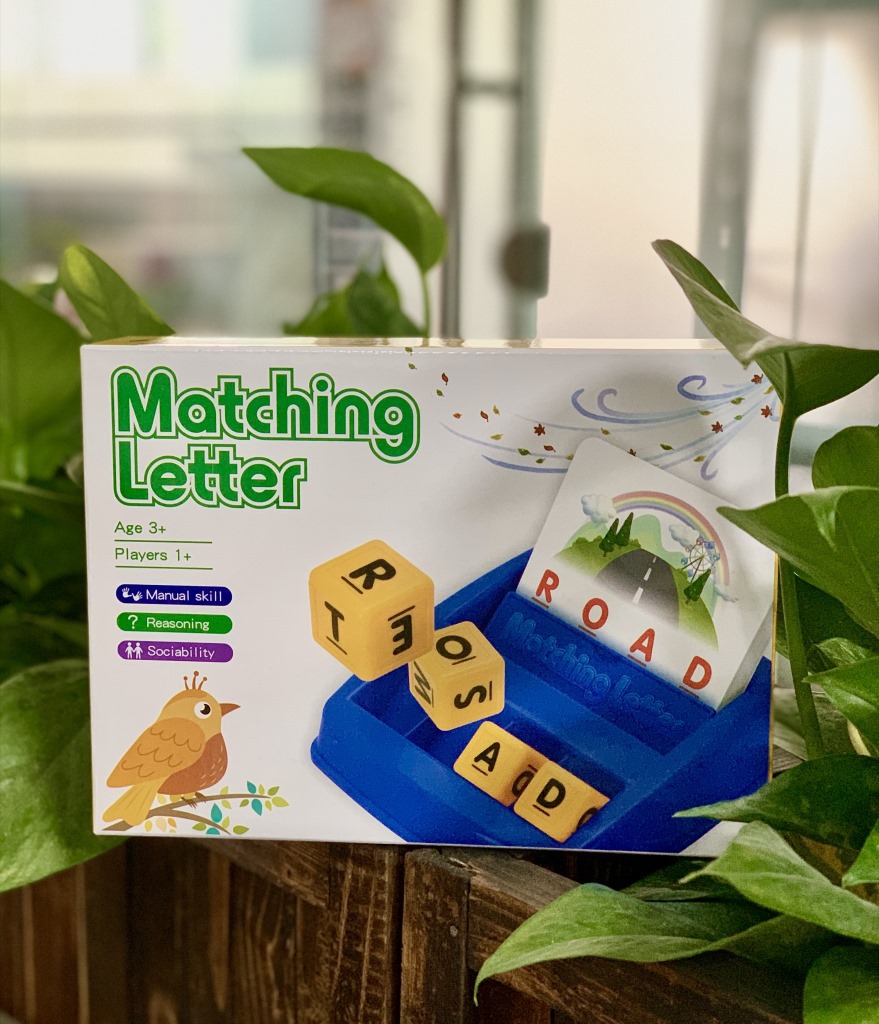 Đồ chơi ghép chữ theo thẻ Matching letter - Flash card học ghép chữ tiếng anh Matching Letter Game dành cho trẻ em