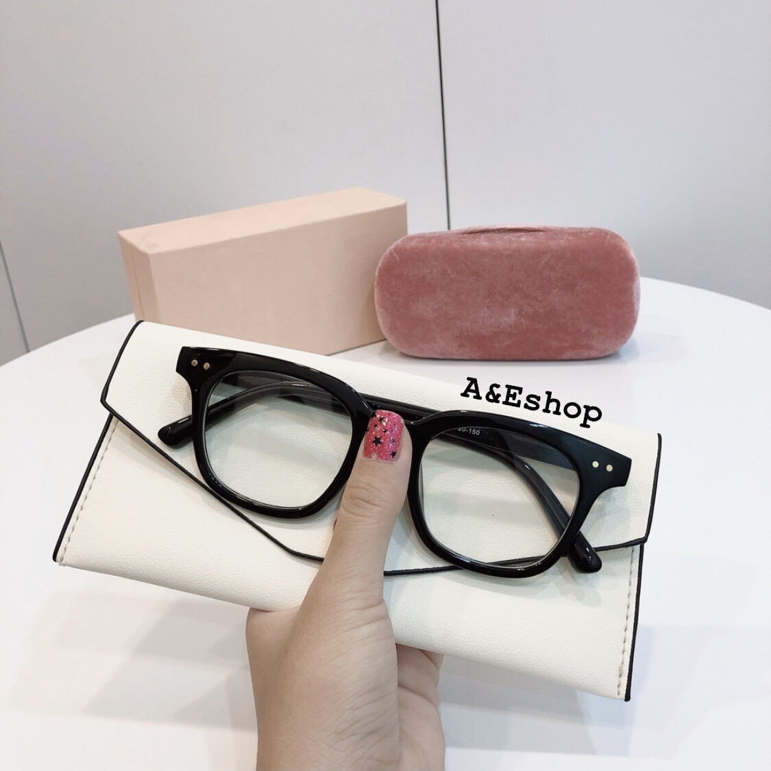 GỌNG KÍNH CẬN NHỰA CHỮ V VUÔNG NAM NỮ HÀN QUỐC CỰC ĐẸP GIÁ RẺ