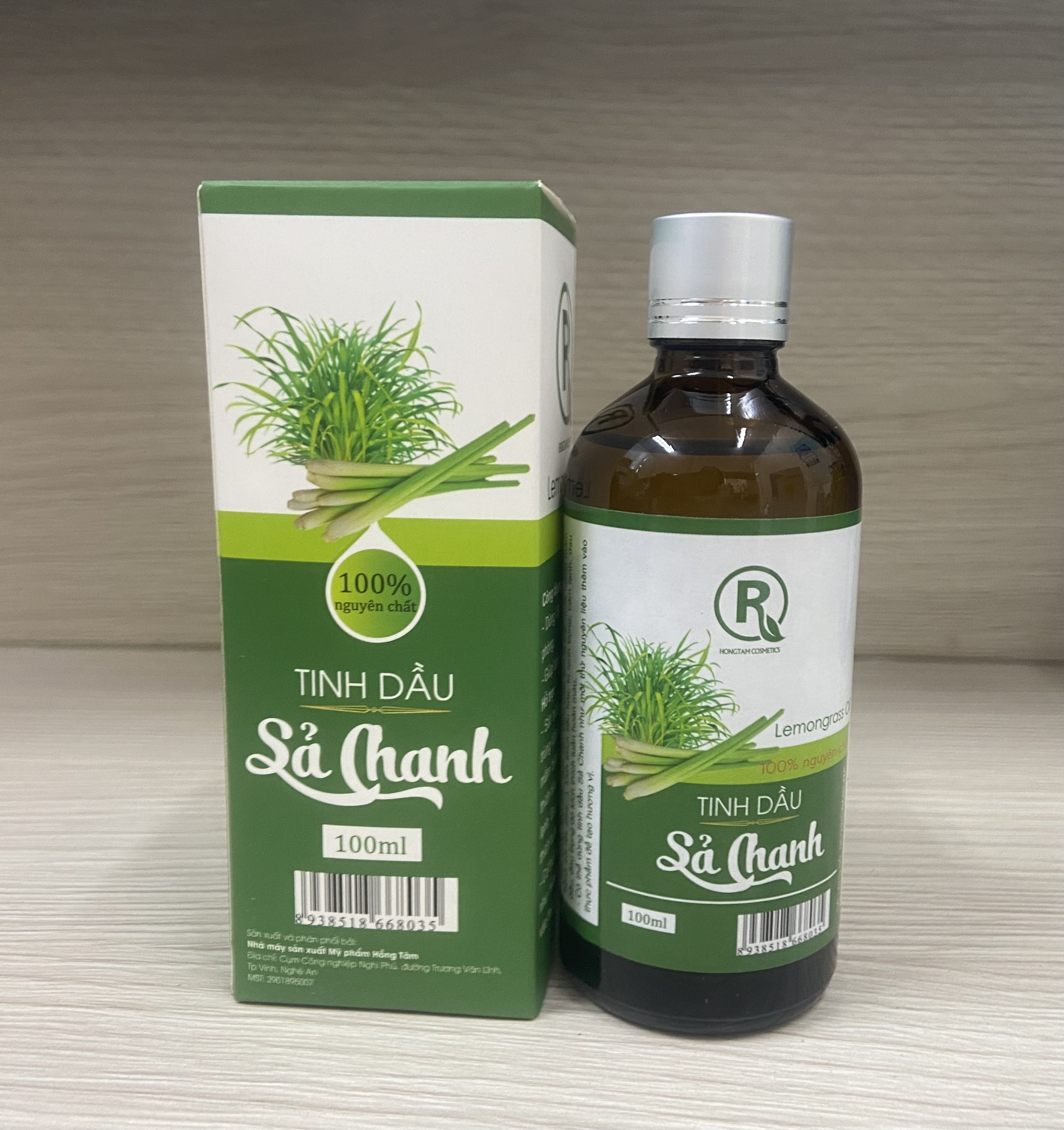 Tặng Dây Treo Tinh Dầu 8ml Combo 2 chai Tinh Dầu Sả Chanh Nguyên Chất Hồng