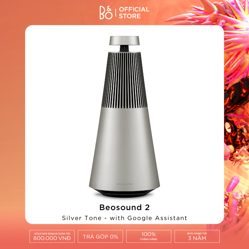 Beosound 2 với Google Assistant - Loa Wifi mạnh mẽ và thanh lịch