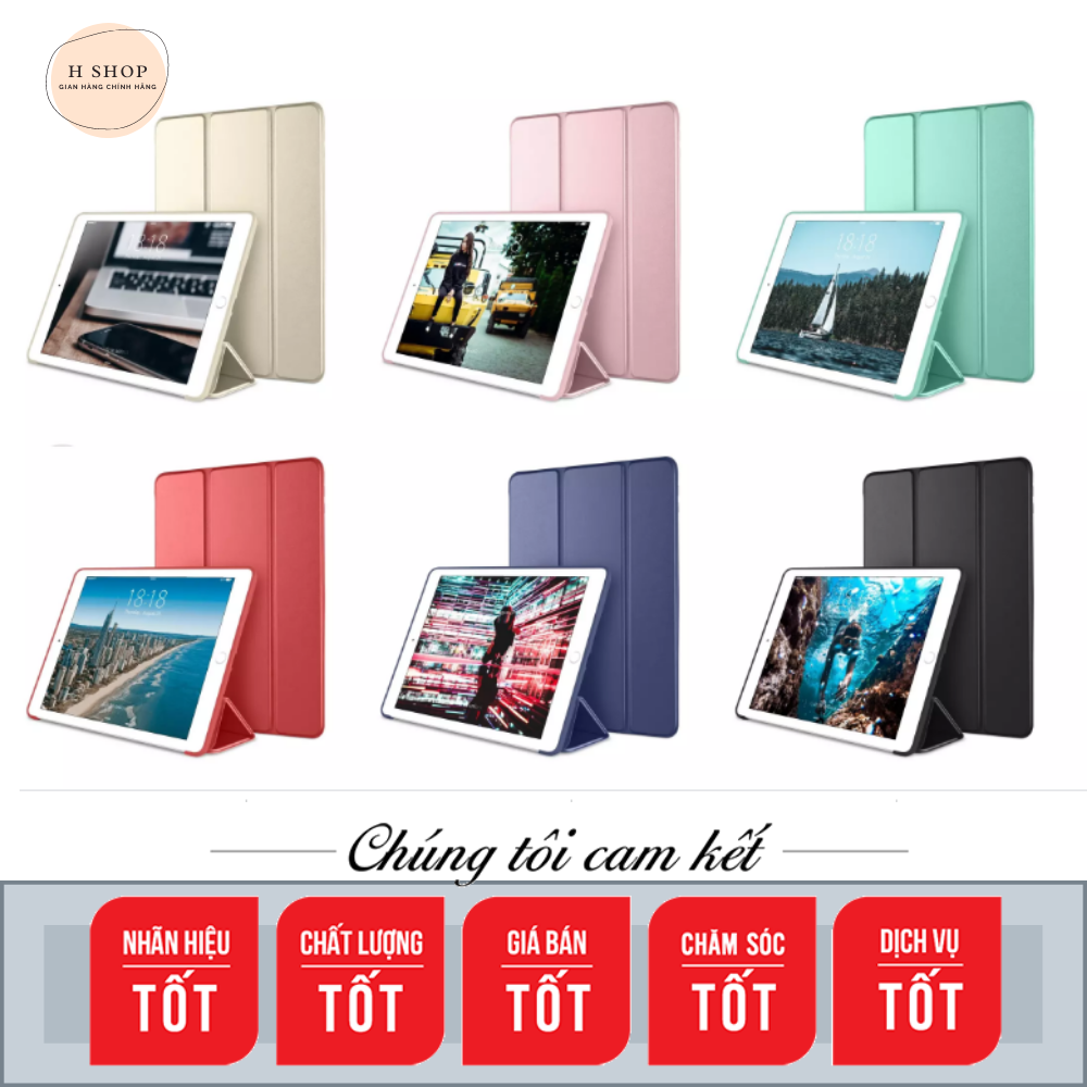 Bao da kiêm ốp lưng silicon dẻo cho ipad 2018 9.7/ ipad 2017 9.7/ ipad pro 9.7/ ipad air/ ipad air 2/ ipad mini 123/ ipad mini 4/ ipad 2 3 4/ ipad pro 10.5