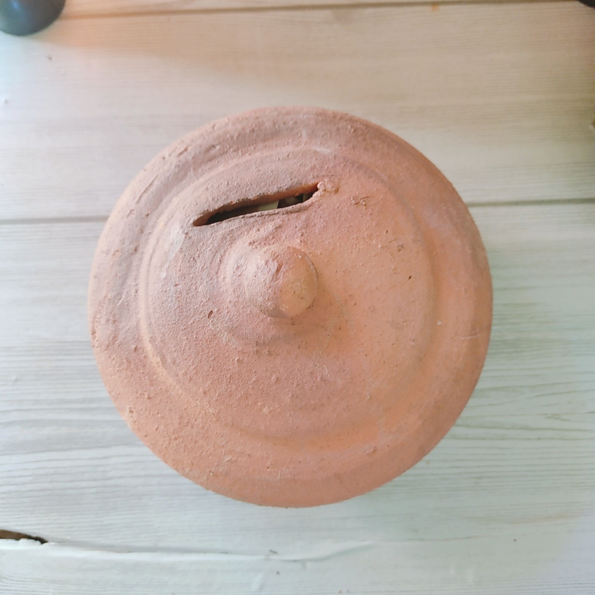 Bùng binh heo đất tiết kiệm bằng đất nung hàng thủ công xứ Nẫu - [Ảnh thật]