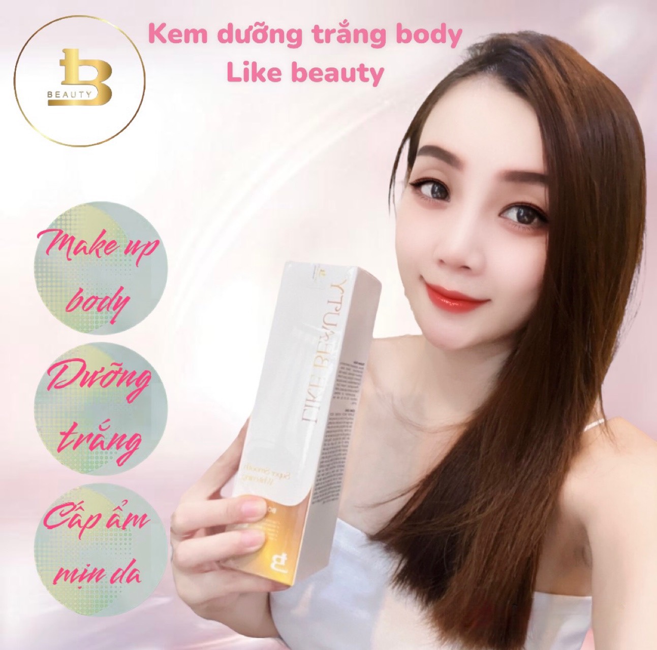 Bộ tẩy da chết tắm trắng, ủ trắng & dưỡng body cao cấp like beauty