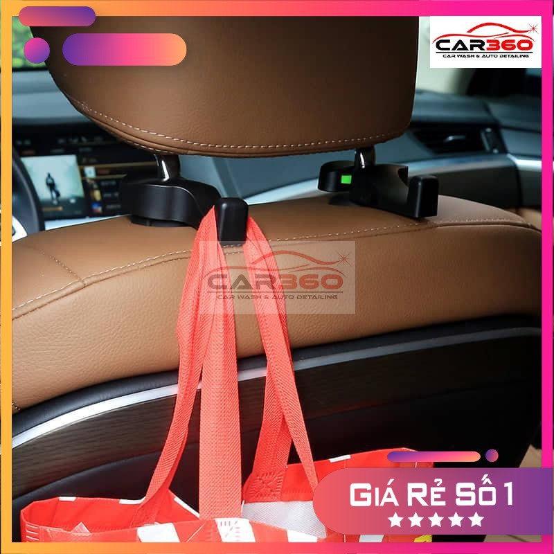 Móc Treo Đồ Sau Ghế Dành Cho Xe Hơi Có Khóa Dùng Để Treo Móc Đồ Gọn Gàng Tiện Lợi.