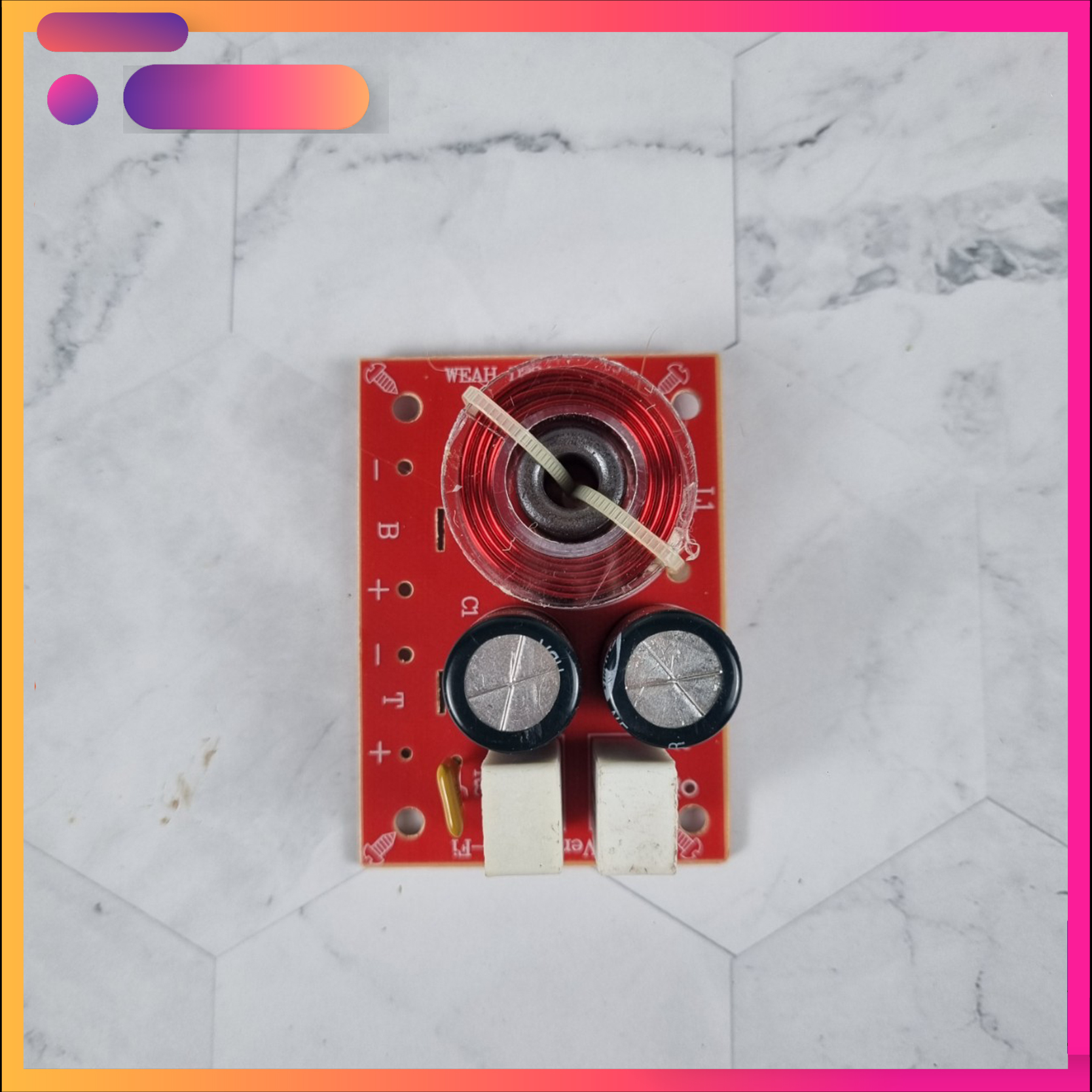 Mạch phân tần 2 đường tiếng WEAH D224i, phân tần cho loa bass loa treble