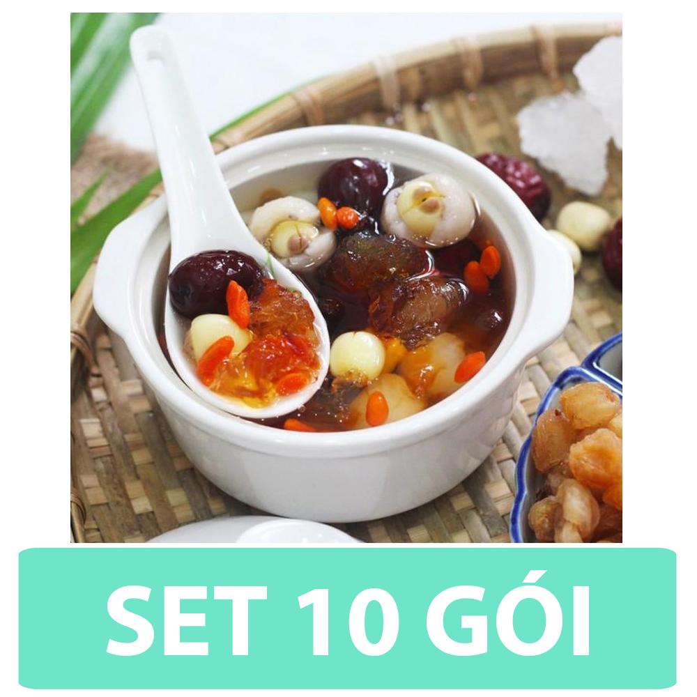 10 gói chè dưỡng nhan - 11 vị thanh mát bổ sung collagen đẹp da !!! ❤️