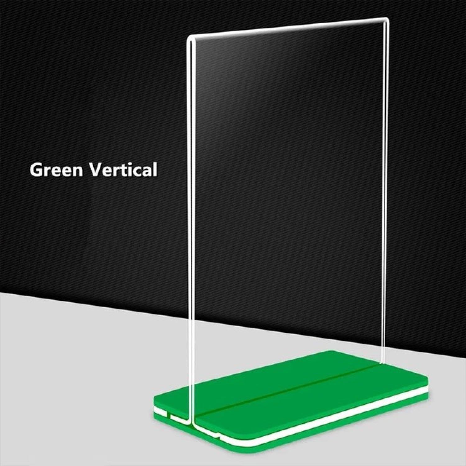 Menu mica A4, nhiều màu, Kệ menu đế lùa trong suốt, bảng mica đẹp