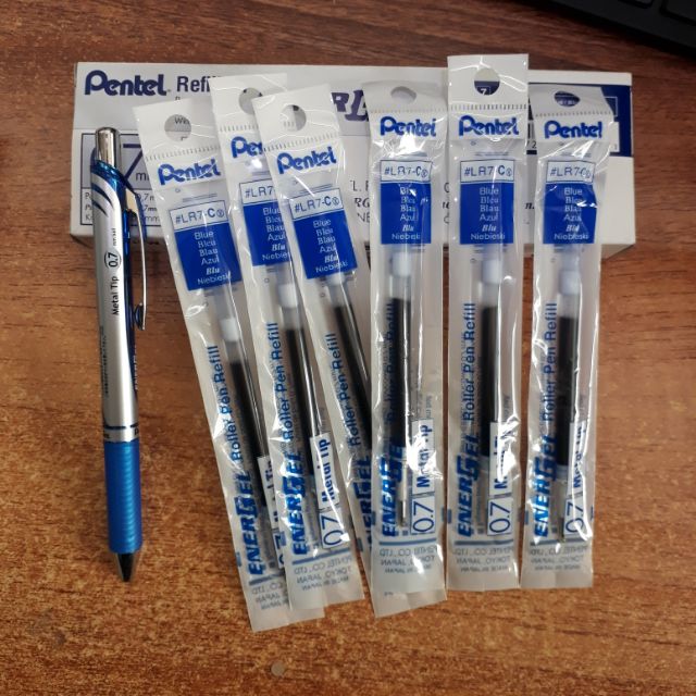 Ngòi bút ký Pentel các cỡ - 0.5mm - 0,7mm - 1.0mm (Màu Xanh)