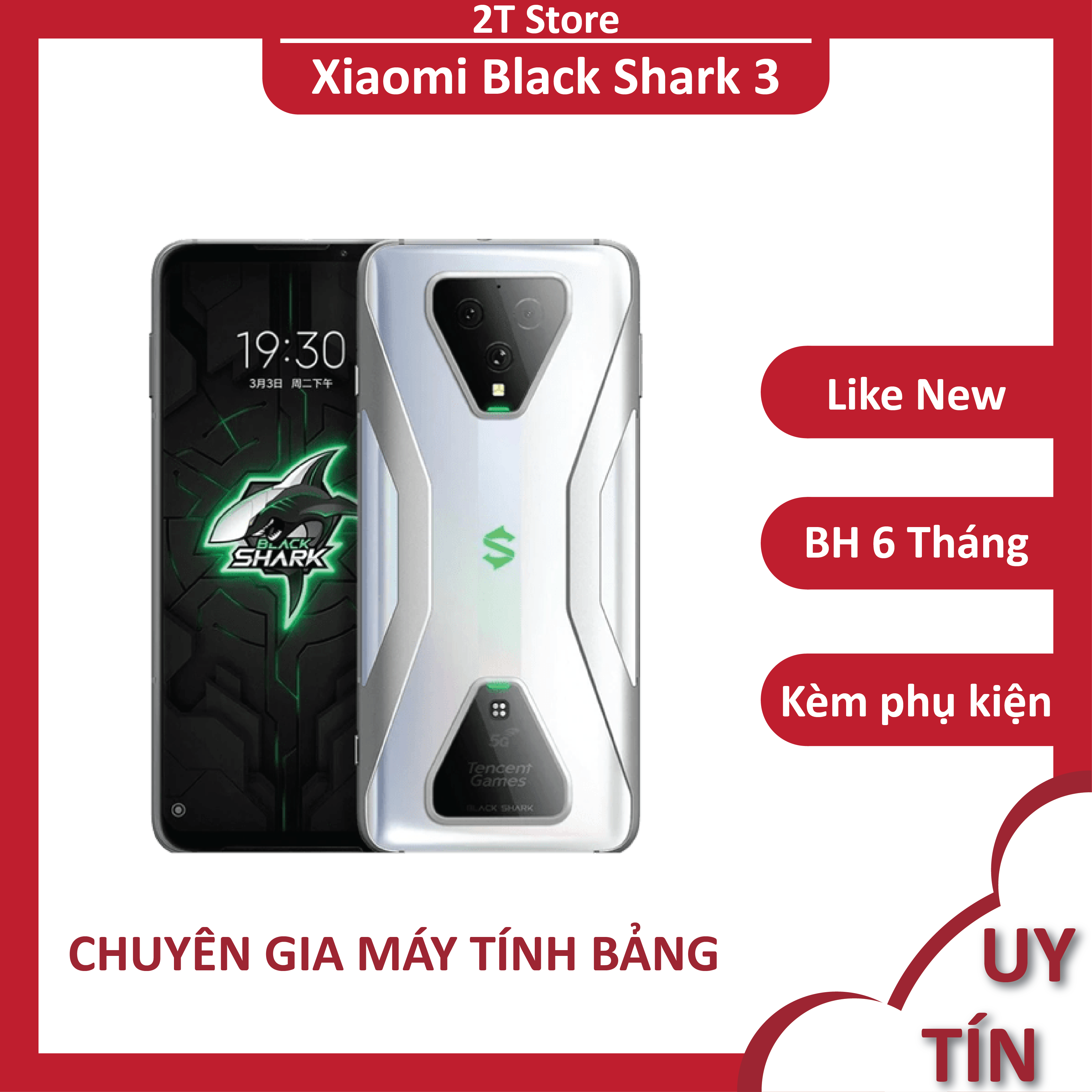 Điện thoại Xiaomi Black Shark 3/3s ram 8-12GB chip snapdragon 865 5G cấu hình khủng chuyên game
