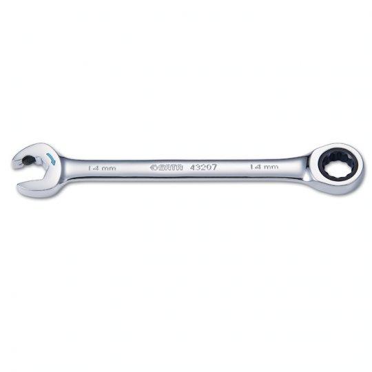 Cờ lê tự động 2 đầu vòng miệng 10mm thép crom sata 43606