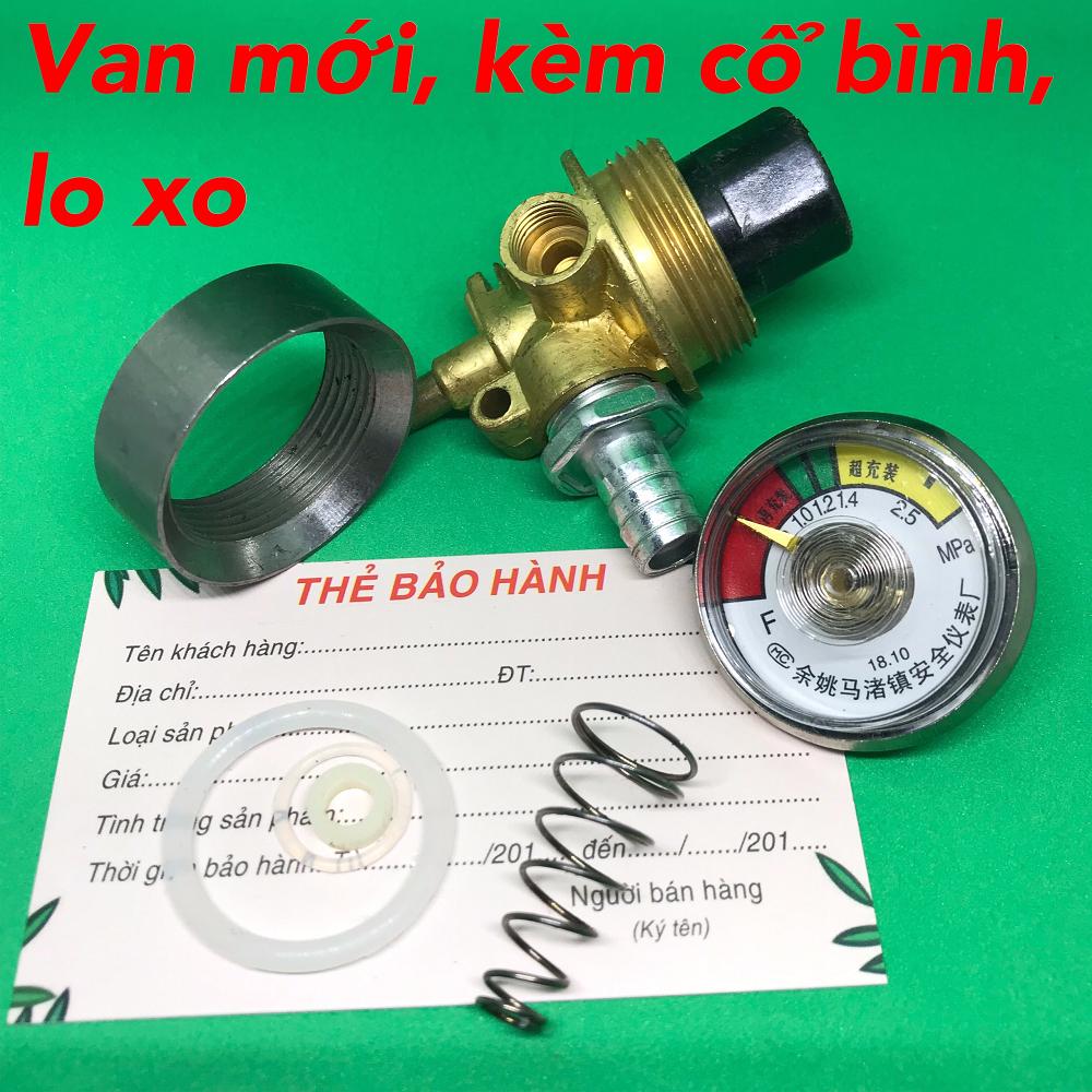 Van Bình Cứu Hỏa Hàng Mới Nguyên 100% Không Bị Xì Hơi Độ Bền Cao, Có Cổ Bình Thép Có Bước Ren