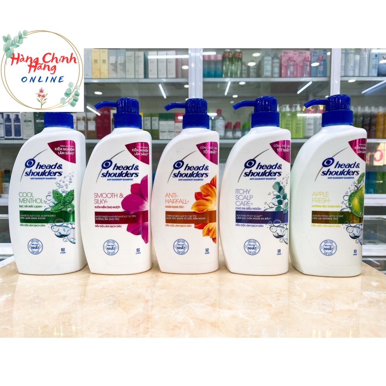 Dầu gội Head & Shoulders  625ml Bạc Hà -Mát Lạnh Sảng Khoái-Ngăn rụng tóc ,suôn mềm mượt phù hợp cho da đầu ngứa