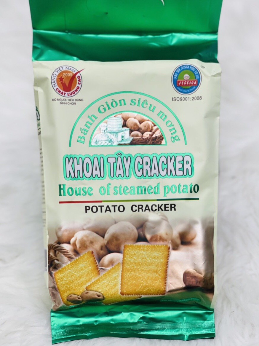 Bánh Khoai Tây Siêu Giòn Mỏng Cracker Potato Gói 238g