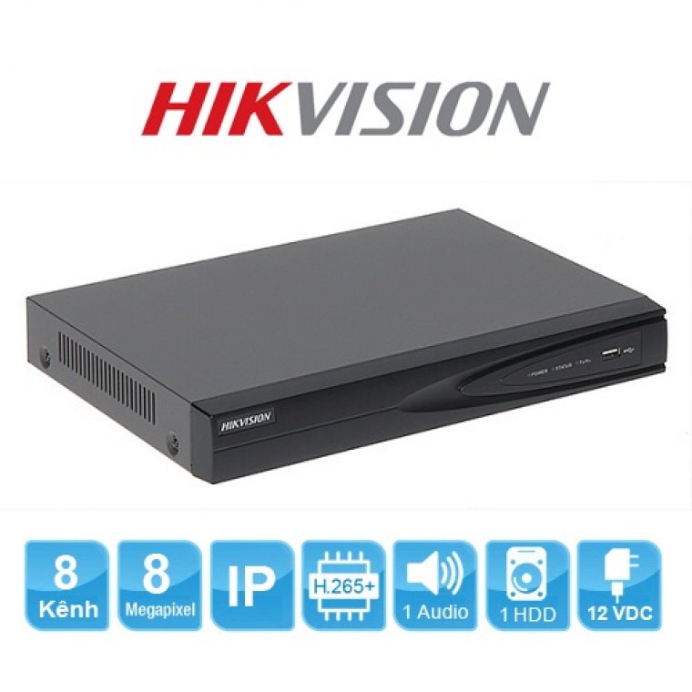 Đầu ghi hình camera ip 8 kênh hikvision ds-7608ni-k1
