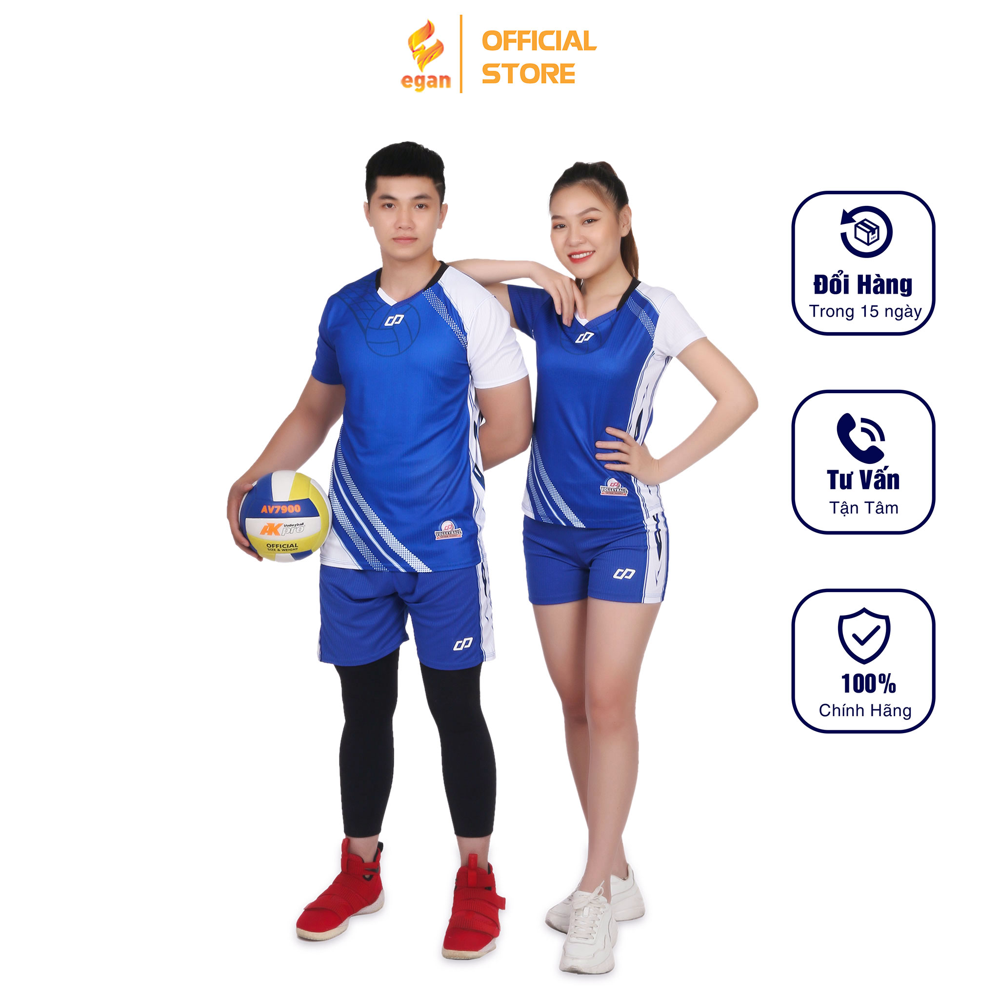 Bộ Thể Thao Nữ Bóng Chuyền EGAN Chất Liệu Mè Sọc Chuyên Dụng Thấm Hút Tốt Tạo Cảm Giác Thoải Mái Cho Người Dùng Màu Đỏ BC03