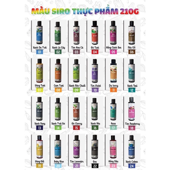 Màu thực phẩm Unicorn 210g