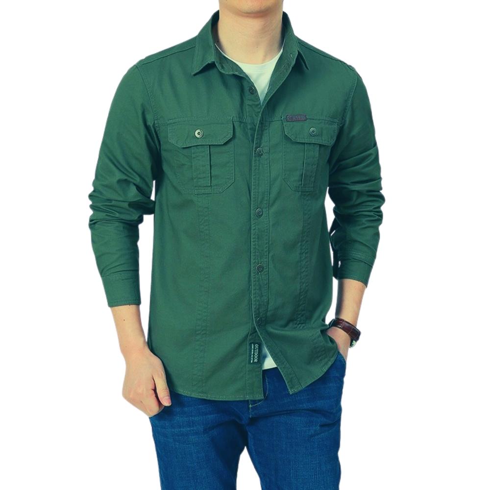 Áo sơ mi nam kaki dài tay thời trang AURORA cao cấp chất vải mềm mịn thoáng mát