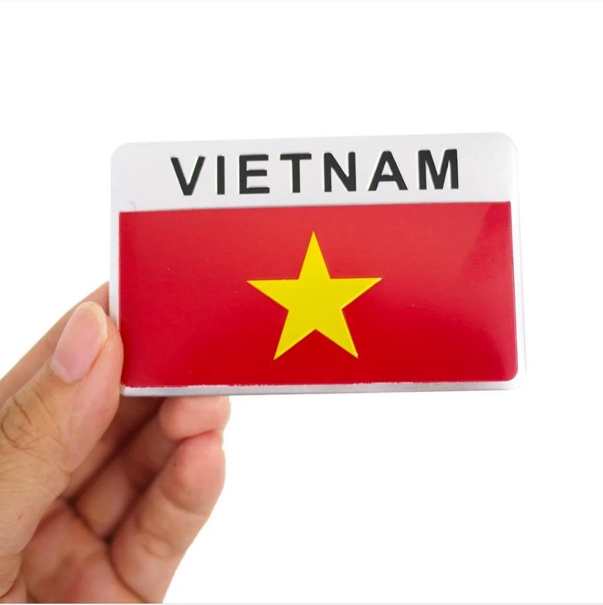 Lịch sử giá Miếng dán 3D bằng kim loại quốc kỳ Việt Nam cập nhật 3 ...