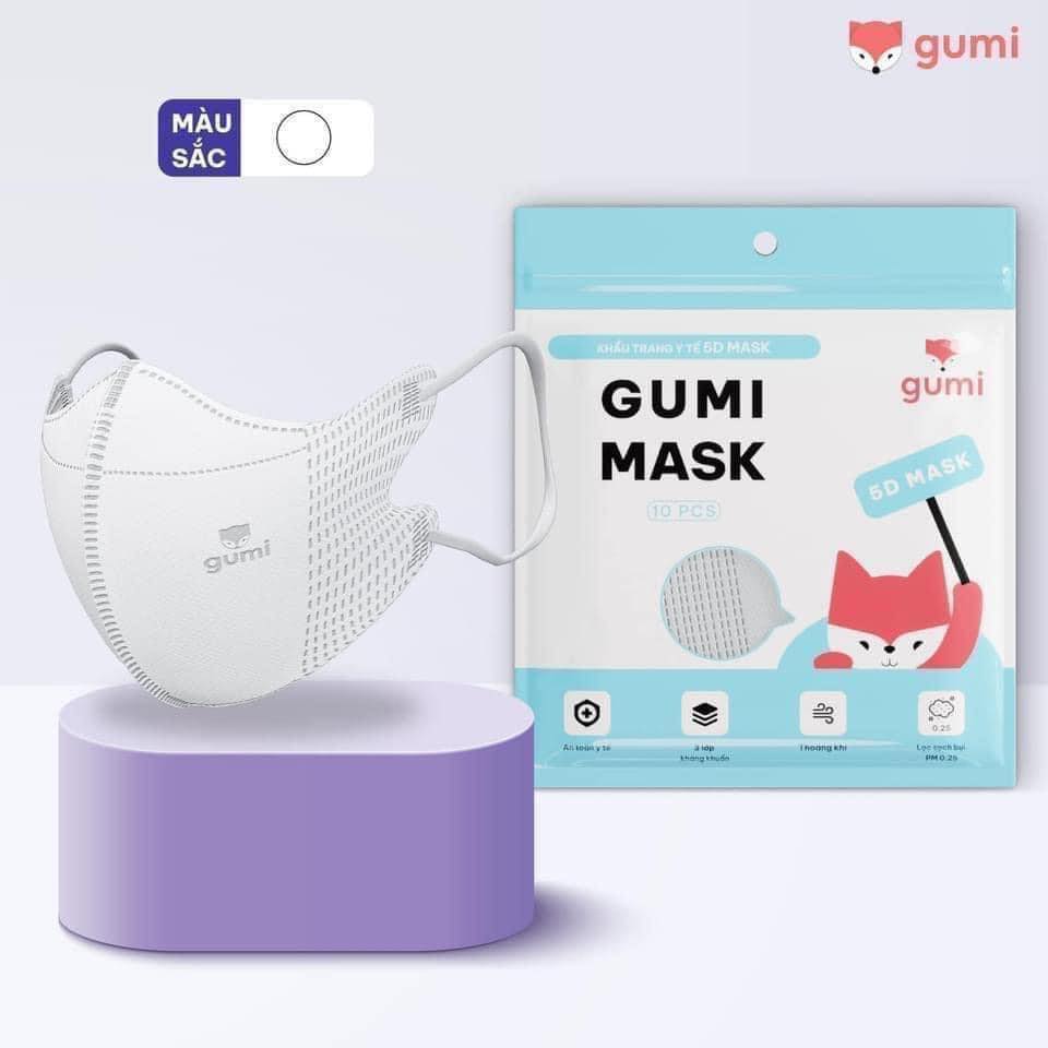 Khẩu trang 5D Gumi Mask mẫu mới 1 thùng 100 cái