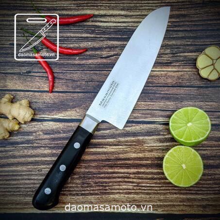 Dao Nhật Masamoto siêu sắc đa năng Santoku165 MK101