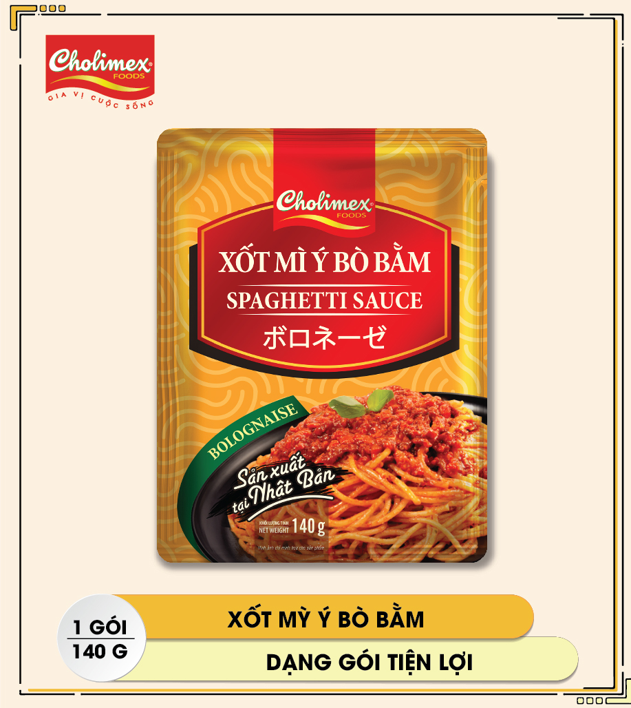 Xốt mì Ý bò bằm Cholimex