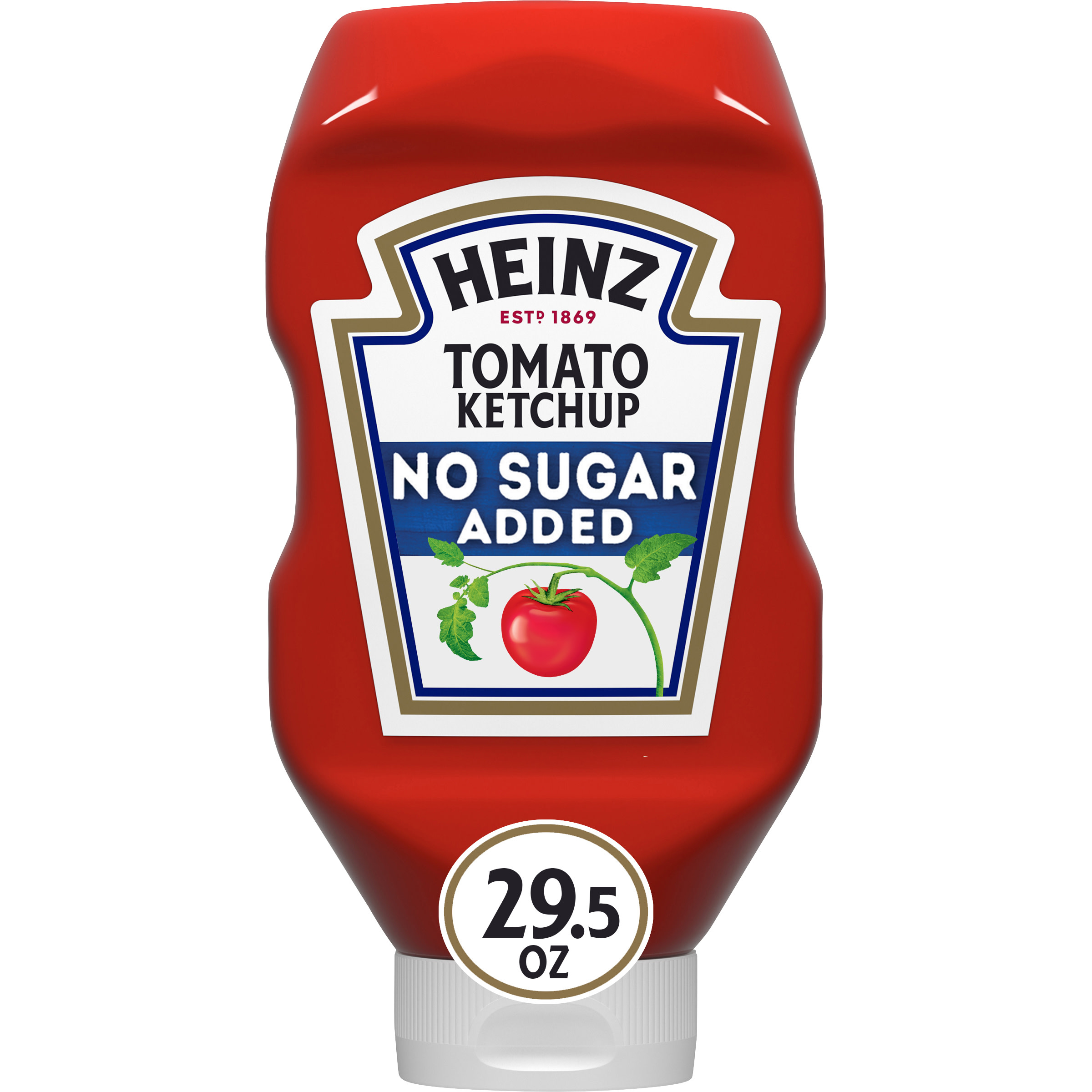 Tương Cà Không Đường Úp Ngược Tomato Heinz No Added Sugar 13Oz 369G