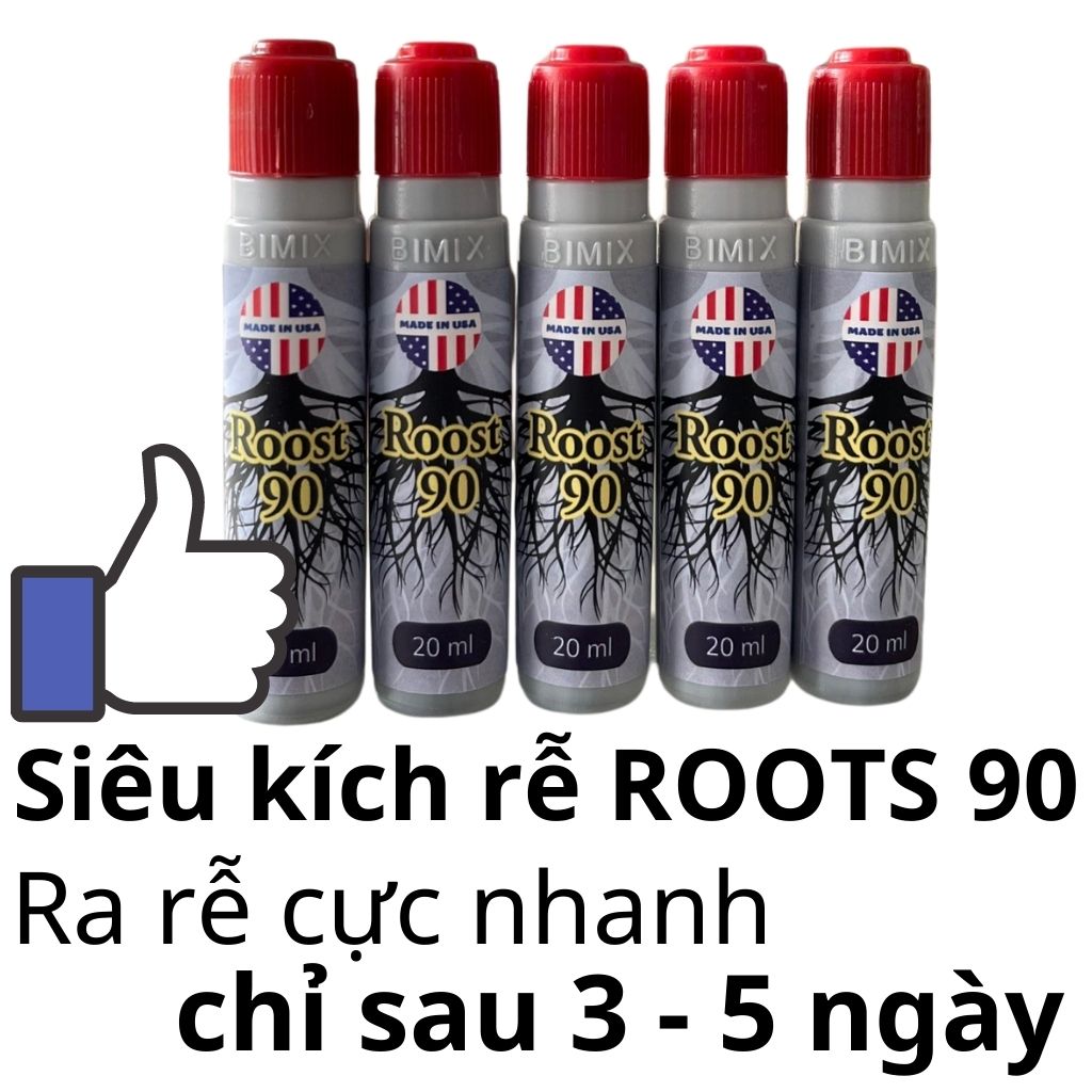 Combo 1 vỉ phân bón kích rễ roots 90 usa 20ml