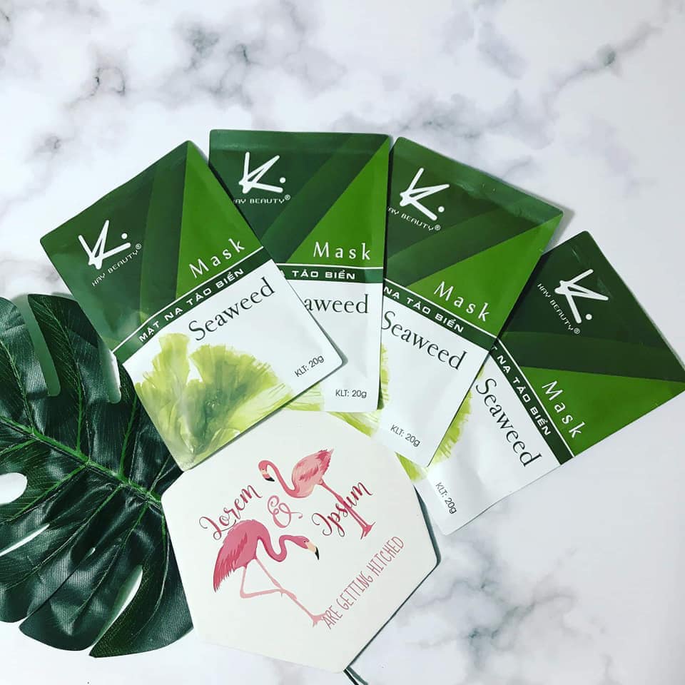 [HCM][HÀNG MỚI VỀ] MẶT NẠ TẢO BIỂN KAY BEAUTY (1 MIẾNG)