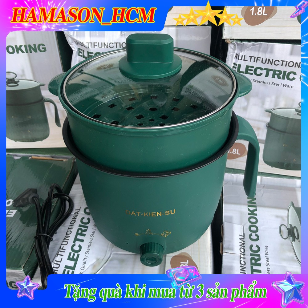 Nồi Lẩu Điện Mini, Nồi Lẩu Điện Đa Năng 24cm -26cm Inox 304, Tiện Dụng Cho 2-3 Người Dùng, Bếp Lẩu Gia Đình - Màu Ngẫu Nhiên