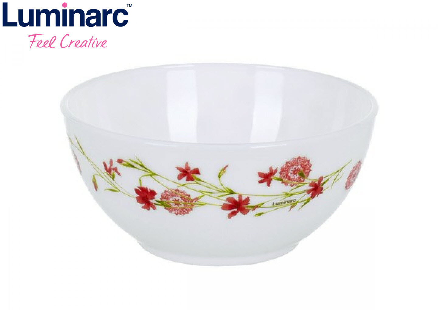 Bộ 6 Chén thủy tinh Luminarc Romance Pink 12cm
