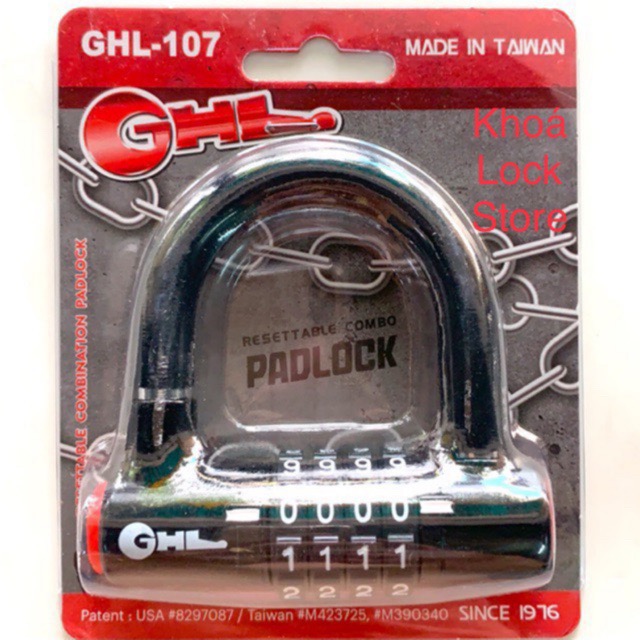 Ổ khoá số ghl hàng đài loan ghl-107