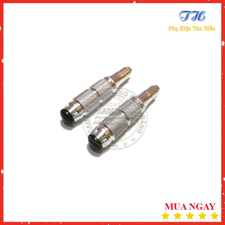 [HCM]Chống Đổ Sau Xe Máy Mẫu CNC Hùng Cường Cổ Nhọn Lắp Nhiều Xe - Màu Trắng