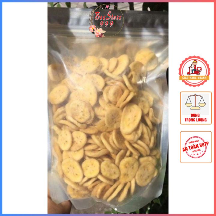500gr chuối sấy thơm ngon giòn rụm