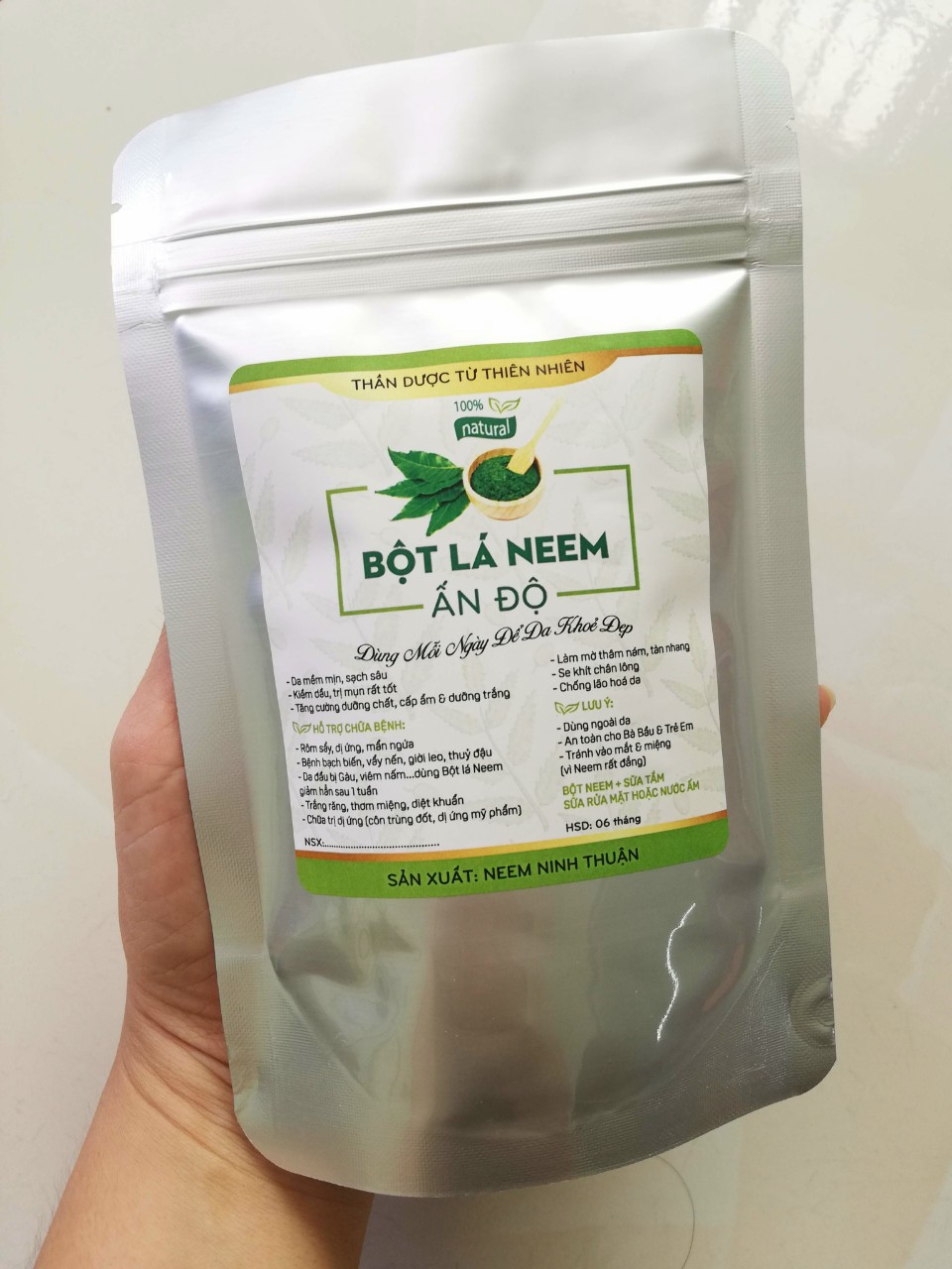 Bột lá neem nguyên chất