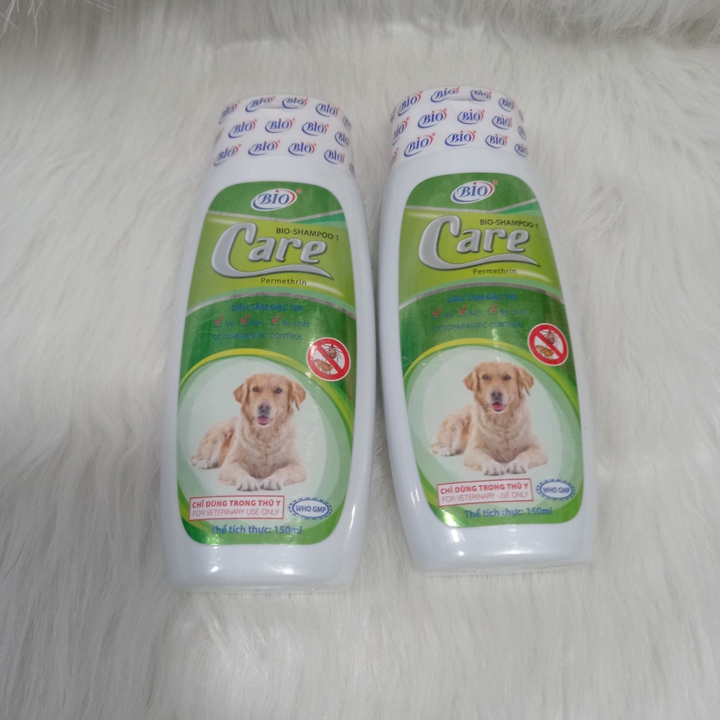 Sữa tắm ve rận cho chó mèo Bio Care 150ml
