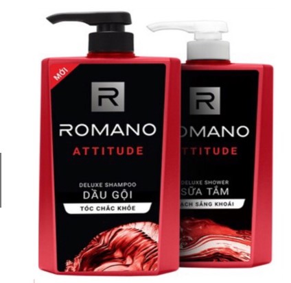 Combo Dầu Gội và sữa Tắm Romano Attitude - Chai Lớn