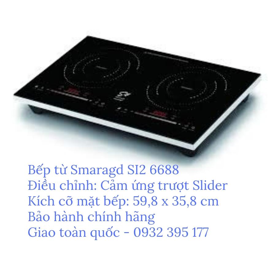 Bếp từ đôi đặt dương smaragd si2-6688+-quang vinh
