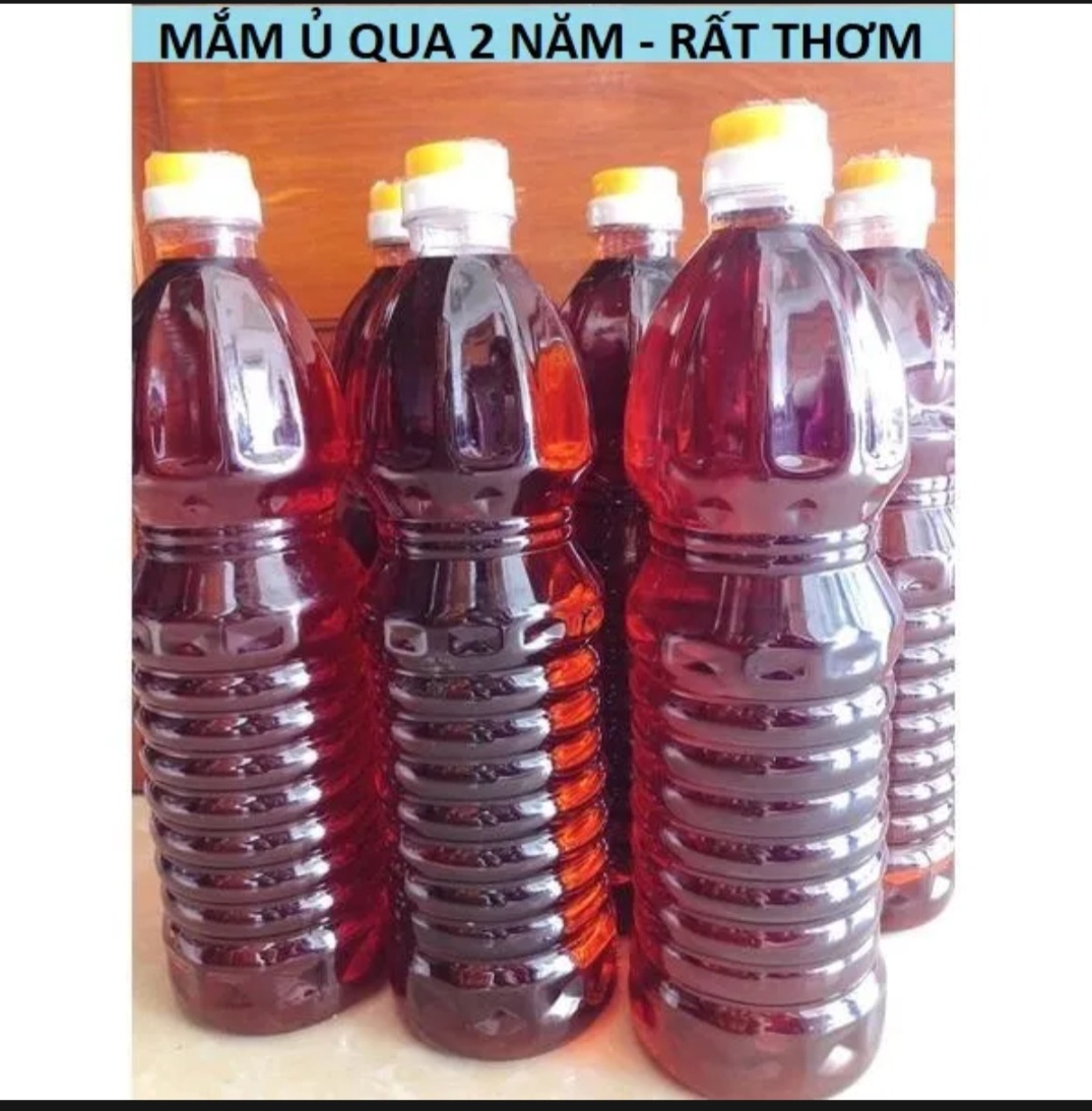 Nước Mắm Truyền thống thơm ngon chai 1lit - đặc sản xứ nẫu Phú Yên