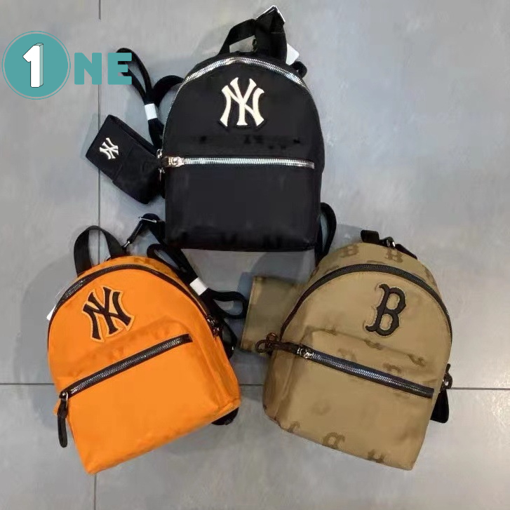 Balo Mini MLB NY Monogram Nylon Jacquard Backpack Full Tag Mac