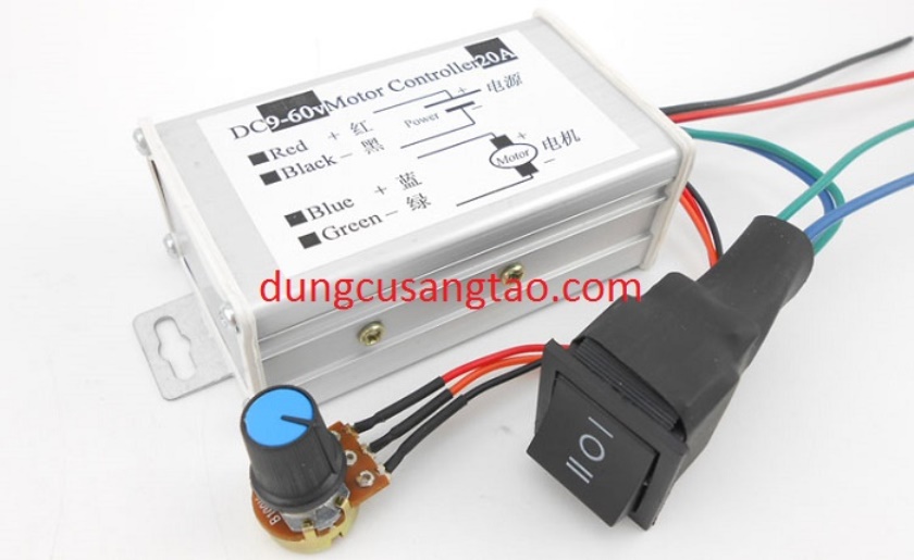 Bộ điều chỉnh tốc độ dimmer 10 - 60v 20a