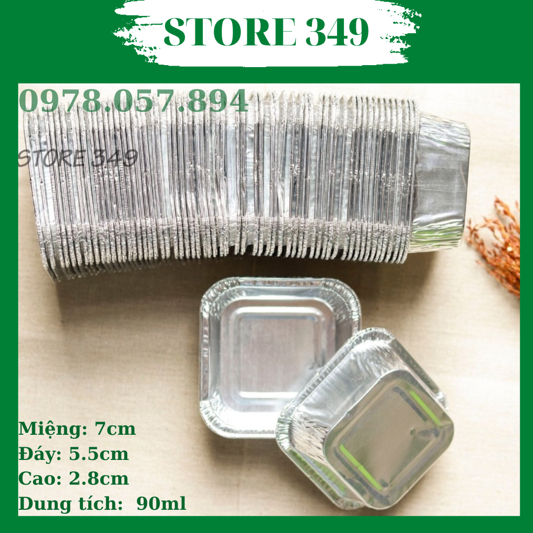 Khuôn Giấy Bạc Vuông 340- Lốc 200 Cái