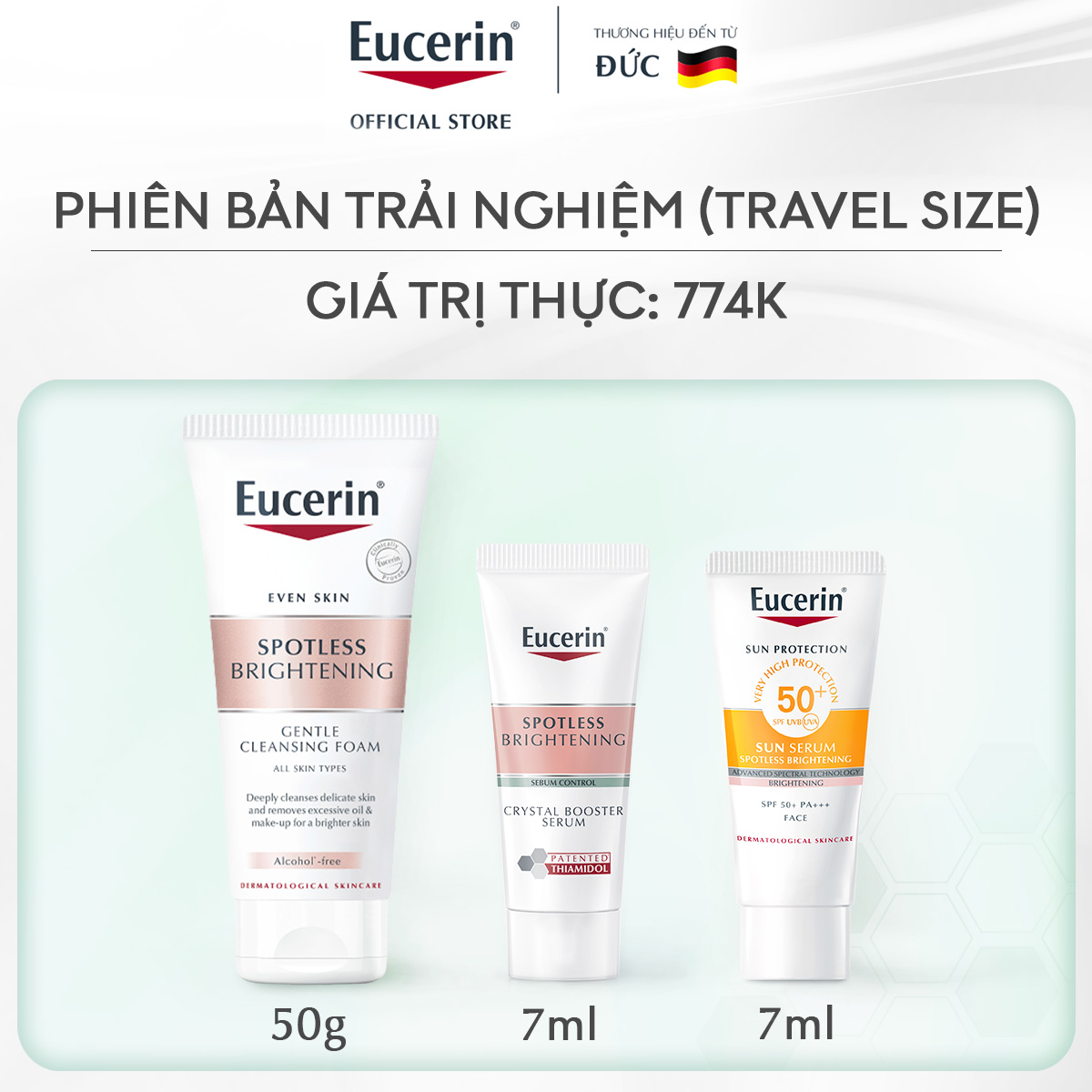 Bộ 3 Sản phẩm dưỡng sáng da