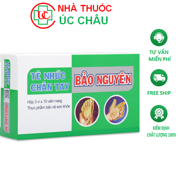 Viên uống tê nhức chân tay Bảo Nguyên Sắc Ngọc Khang, hỗ trợ điều trị chân tay tê nhức, tê mỏi, tê bì, tê cứng, tê buốt, co mỏi, đau nhức xương khớp