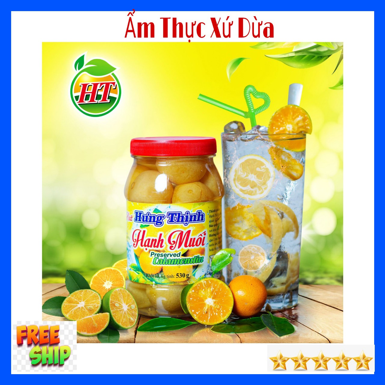 Hủ 530gr hạnh muối hưng thịnh bến tre