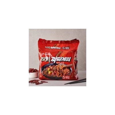 Mỳ Tương Đen Cay Sachun Chapagetti Lốc 5 Gói